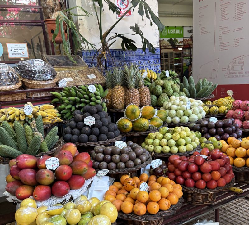 Funchal Market — tropical fruits